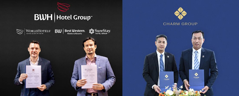 Charm Group ký kết với với Best Western hợp tác quản lý vận hành Charm Resort Hồ Tràm.