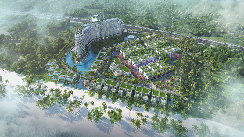 Charm Resort Hồ Tràm đã được định vị có phân khúc cao cấp chuẩn 5 sao quốc tế
