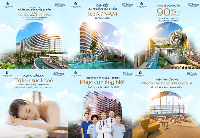 Tất cả những chính sách ưu đãi của dự án Charm Resort Hồ Tràm 