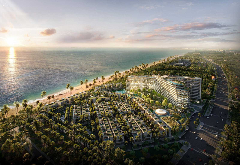 Toàn cảnh dự án Charm Resort Hồ Tràm với 1086 căn hộ và 90 biệt thự